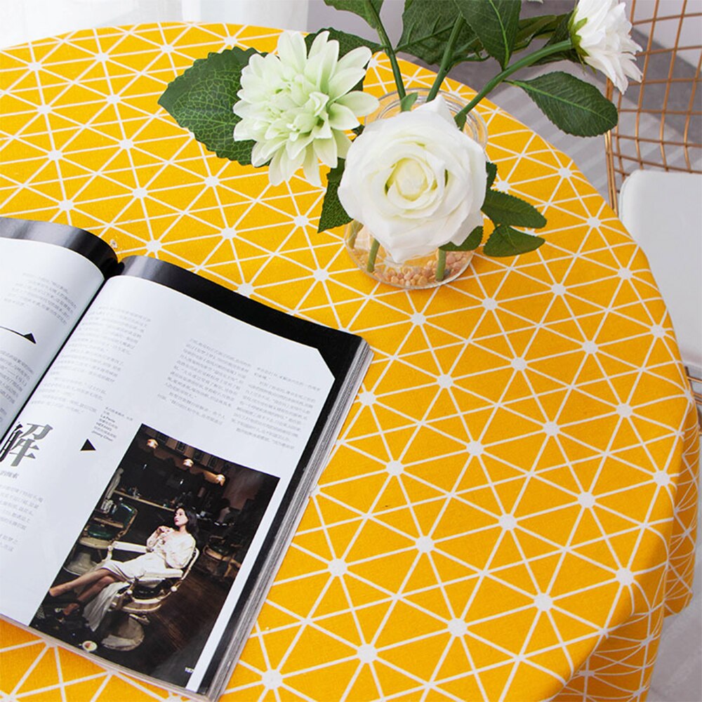 Cotton and Linen Tablecloth