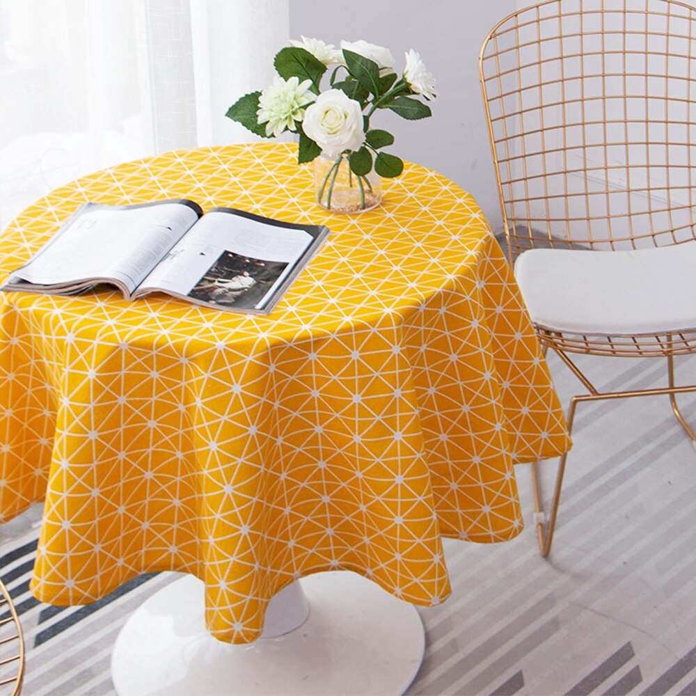 Cotton and Linen Tablecloth