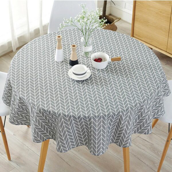 Cotton and Linen Tablecloth - Image 5