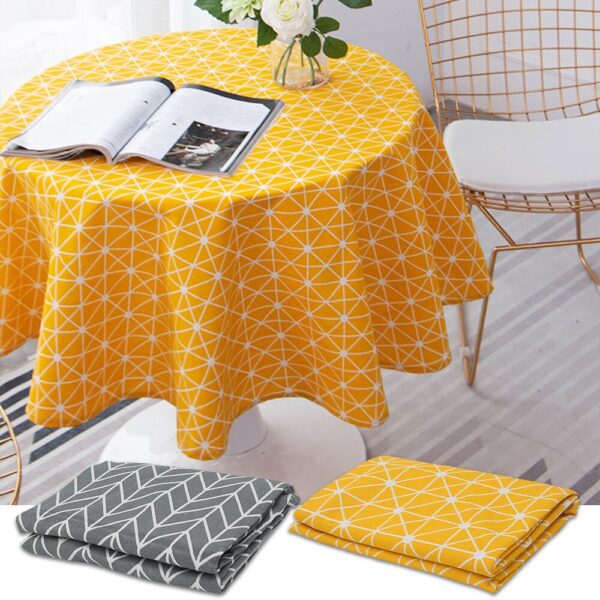 Cotton and Linen Tablecloth