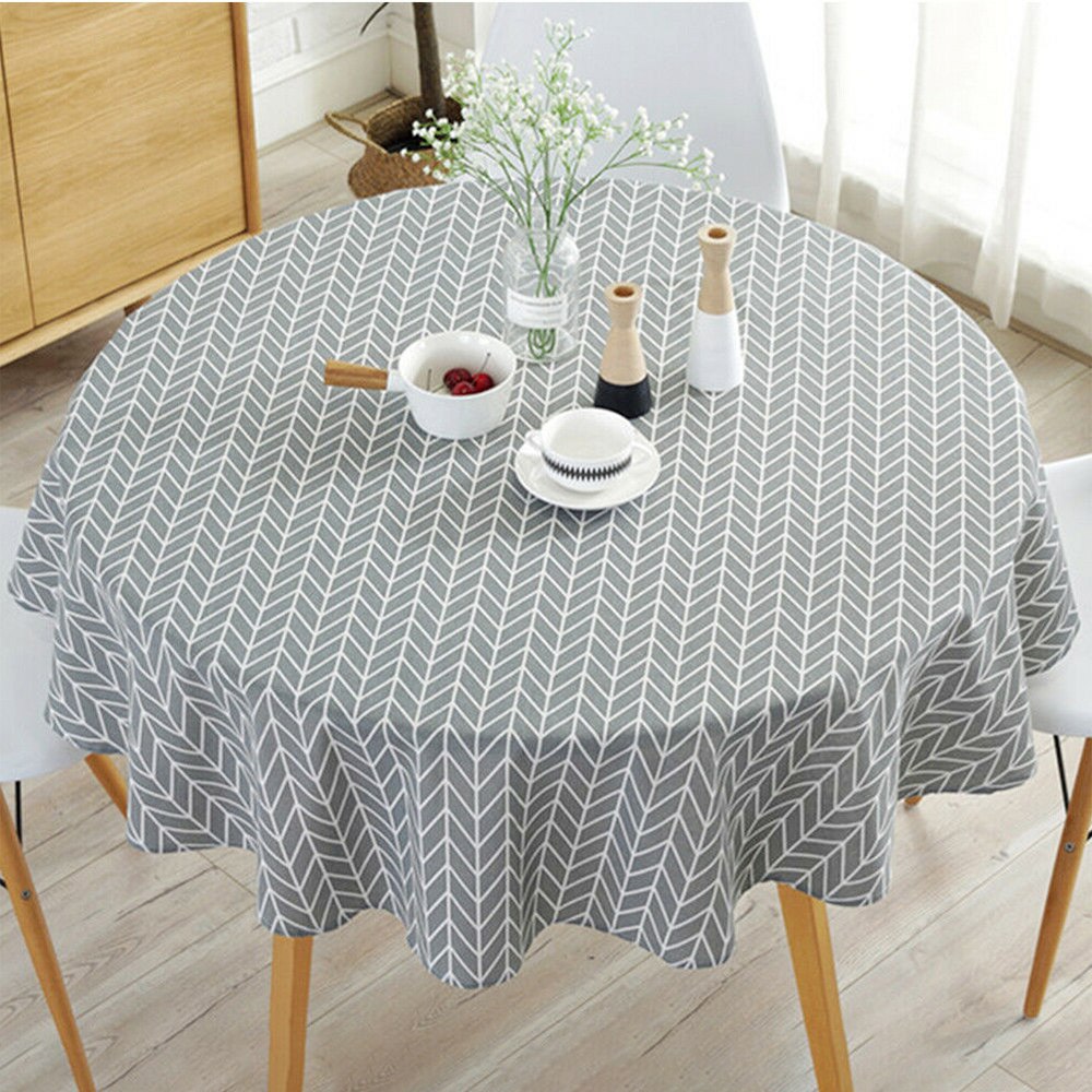 Cotton and Linen Tablecloth