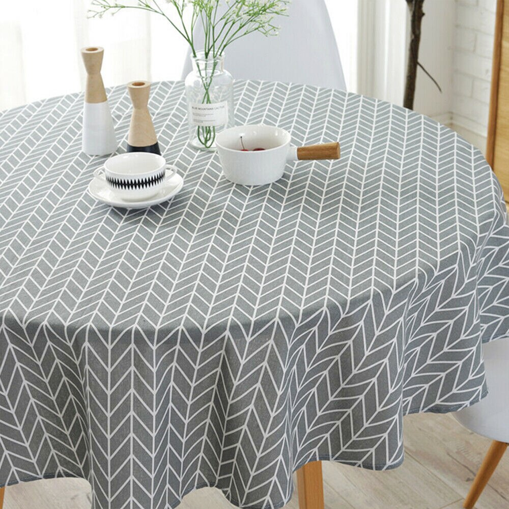 Cotton and Linen Tablecloth