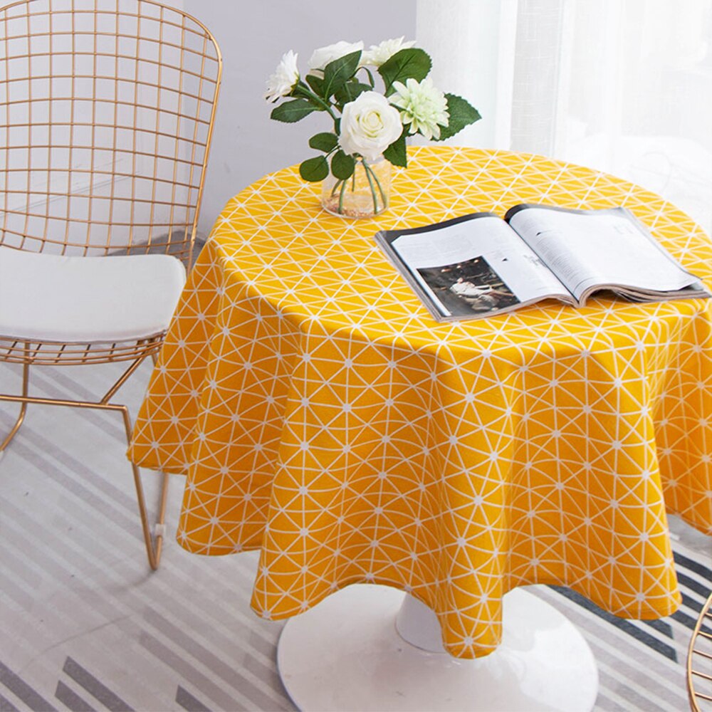 Cotton and Linen Tablecloth