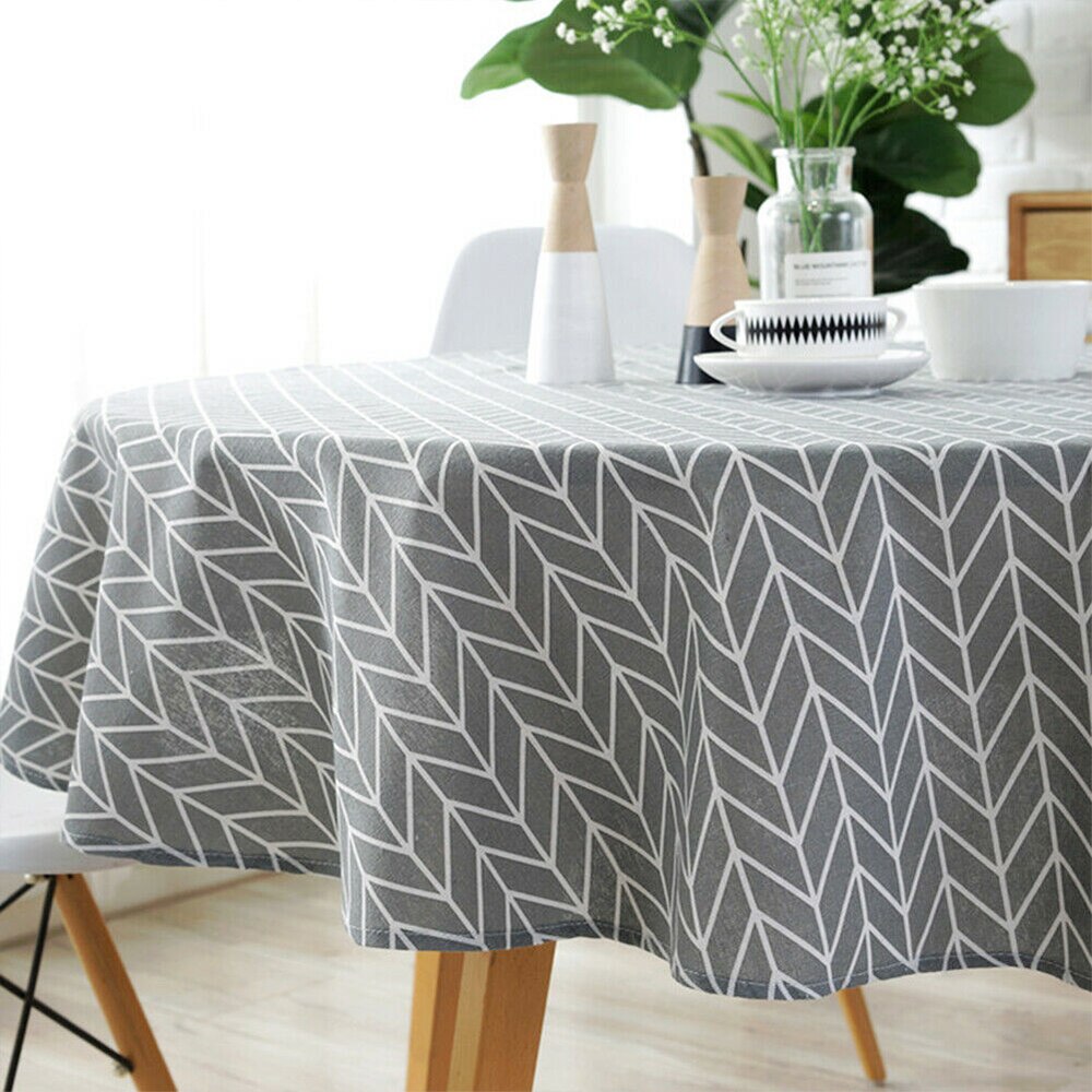 Cotton and Linen Tablecloth