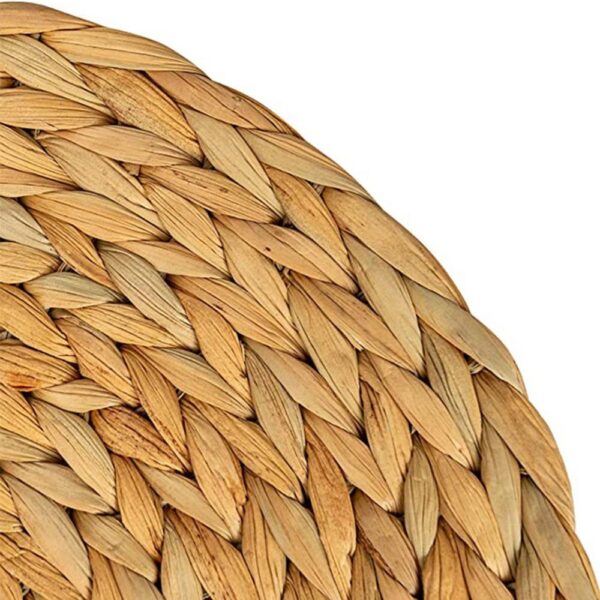 Woven Rattan Coasters 4 Pcs Set - Image 6