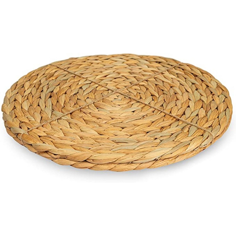 Woven Rattan Coasters 4 Pcs Set