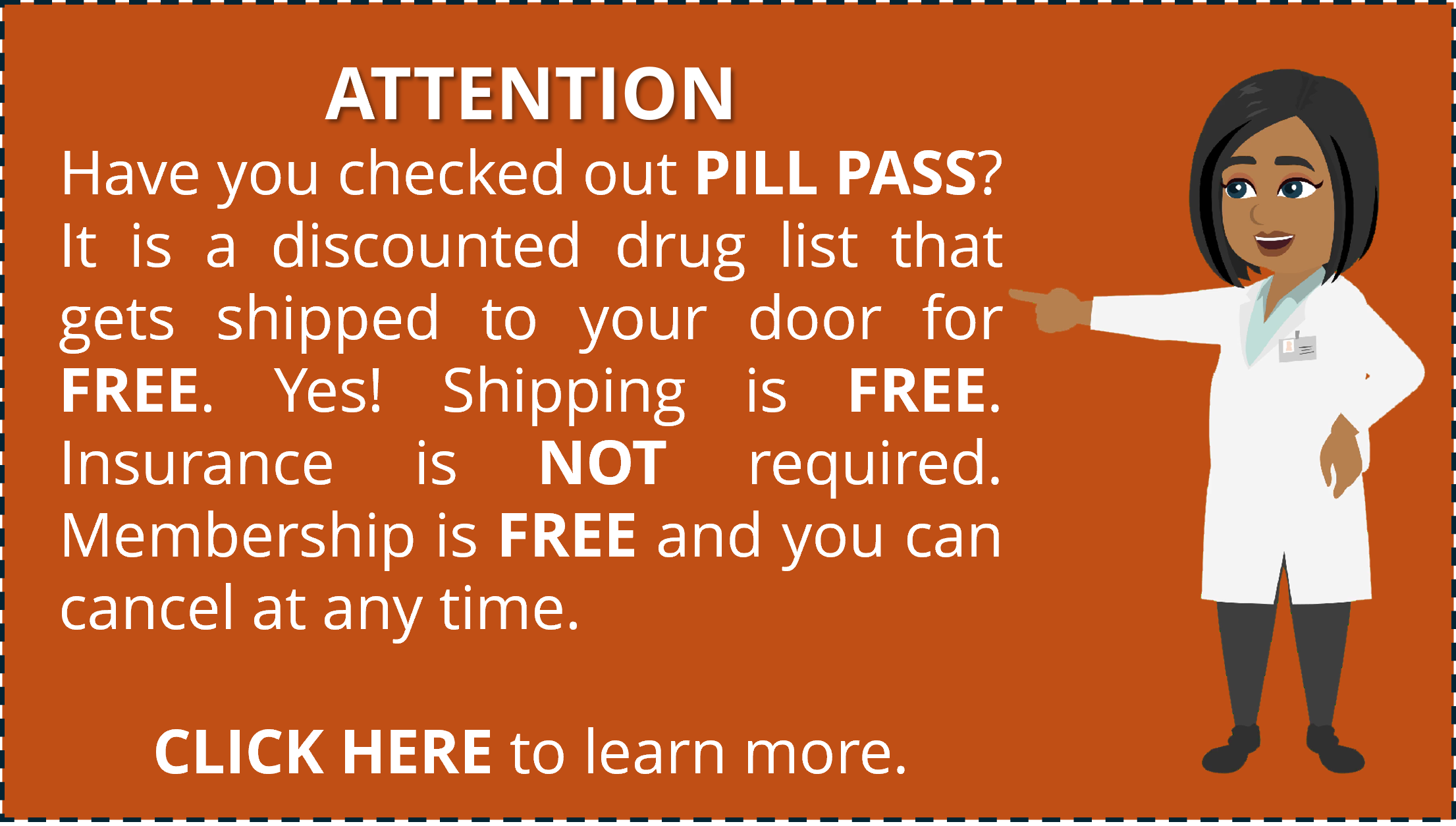 pill pass ad mobile