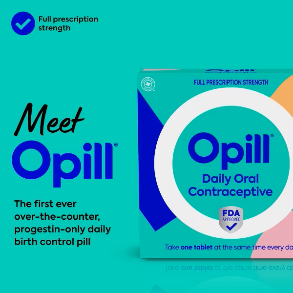 OPill (O-Pill) Norgestrel Tablets 0.075 mg Daily Oral Contraceptive --- Perrigo 4 opill over the counter birth control pill pals