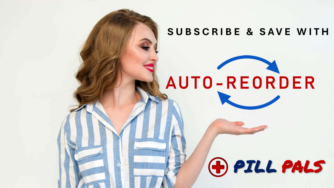 subscribe and save with auto-reorder pill pals