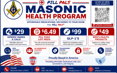 Pill Pals Pharmacy Launches Masonic Health Program to Help Communities Access Affordable Medications