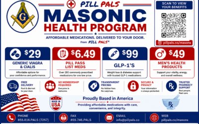 Cash-pay pharmacy pricing. FREE shipping. NO INSURANCE needed. 14 Pill Pals Pharmacy Launches Masonic Health Program to Help Communities Access Affordable Medications